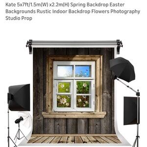 Kate spring window photography backdrop EUC 5x7